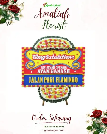 Sewa Papan Bunga Tracal